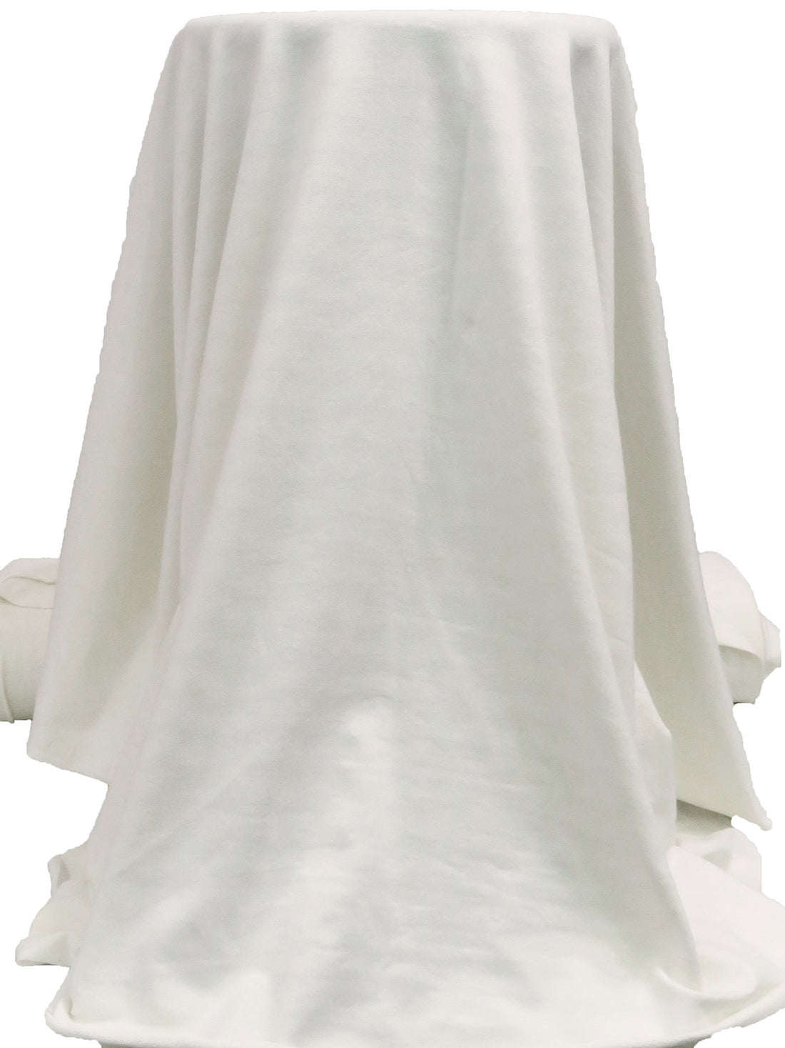 Alabaster Cotton/Lycra Faint Horizontal Stripe Weave French Terry Knit 57W