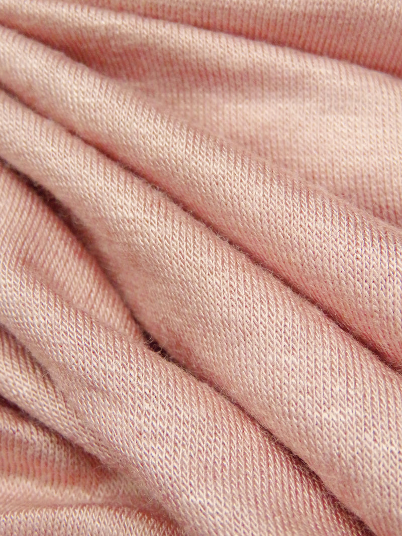 Rose Gold Rayon/Lycra Heathered Shimmer Jersey Knit 58W