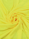 Highlighter Yellow 100% Polyester Jersey Knit 60W