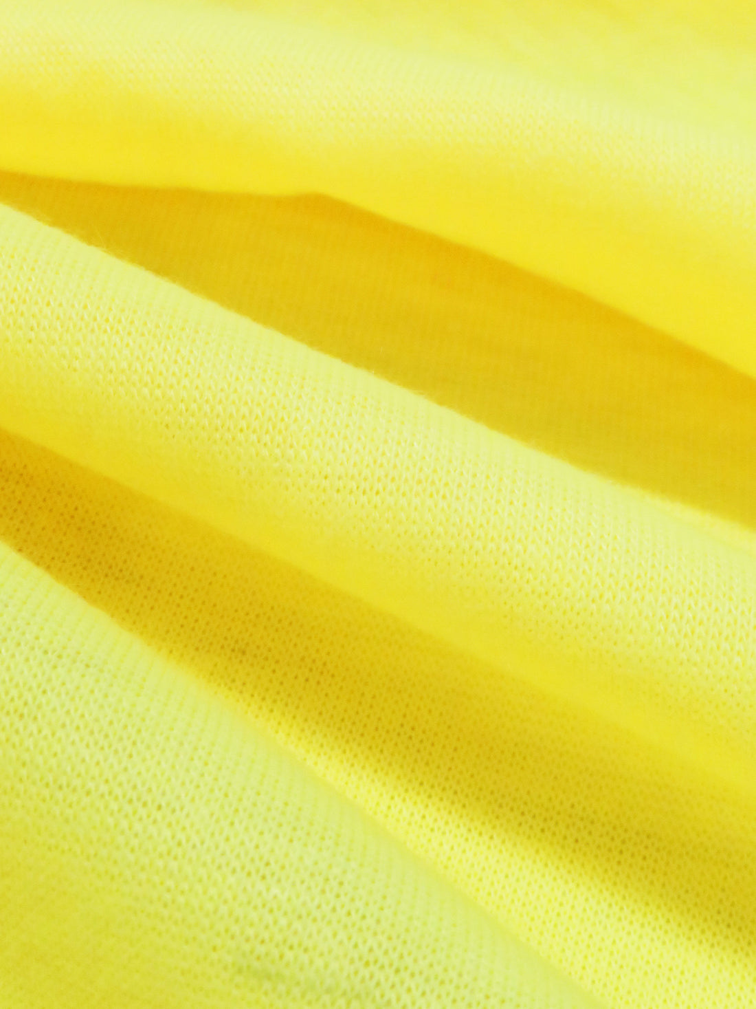 Highlighter Yellow 100% Polyester Jersey Knit 60W