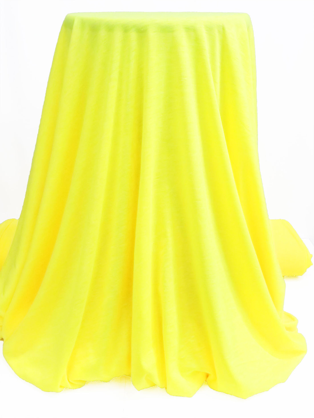 Highlighter Yellow 100% Polyester Jersey Knit 60W