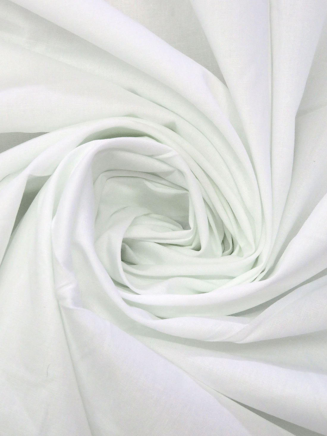 Snow White Cotton/Lycra Stretch Poplin Shirting - NY Designer - 58W