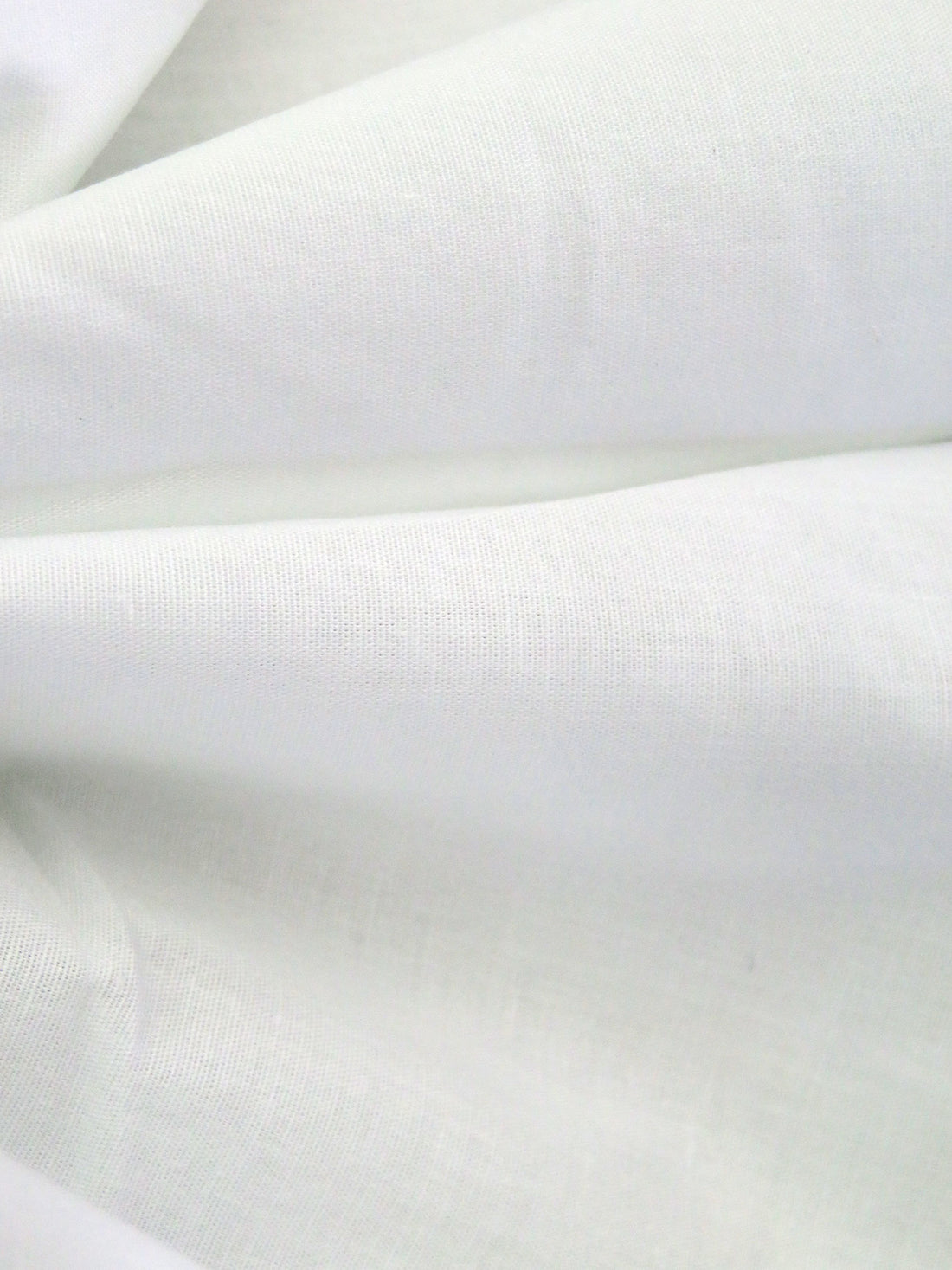 Snow White Cotton/Lycra Stretch Poplin Shirting - NY Designer - 58W