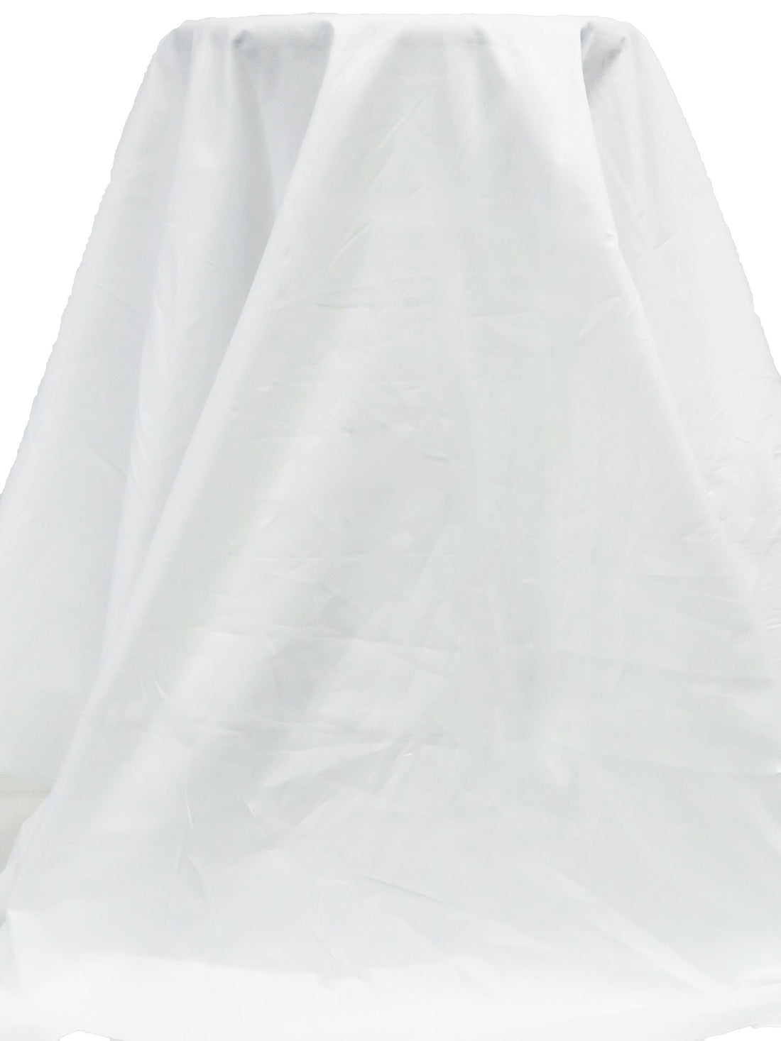 Snow White Cotton/Lycra Stretch Poplin Shirting - NY Designer - 58W
