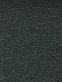 Woodland Gray Polyester/Cotton Wavy Crinkle Grid Weave Suiting - NY Designer - 60W