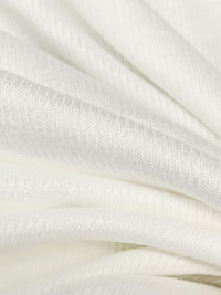 Eggshell Rayon/Lycra Rib Knit 40W