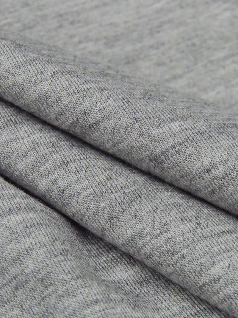 Heathered Cloud Gray Rayon/Lycra Jersey Knit 54W