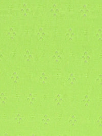 Slime Green 100% Polyester Pointelle Knit 56W