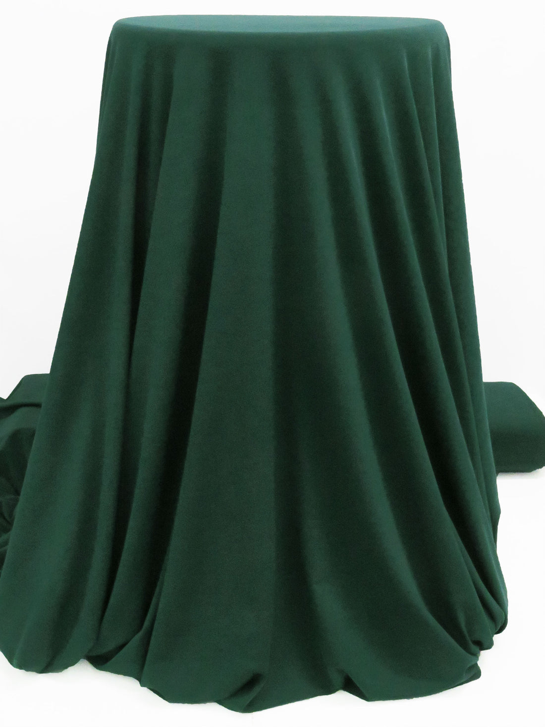 Dark Evergreen Polyester/Lycra ITY Knit - NY Designer - 58W