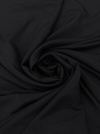 Black 100% Polyester Crepe de Chine 56W