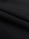 Black 100% Polyester Crepe de Chine 56W