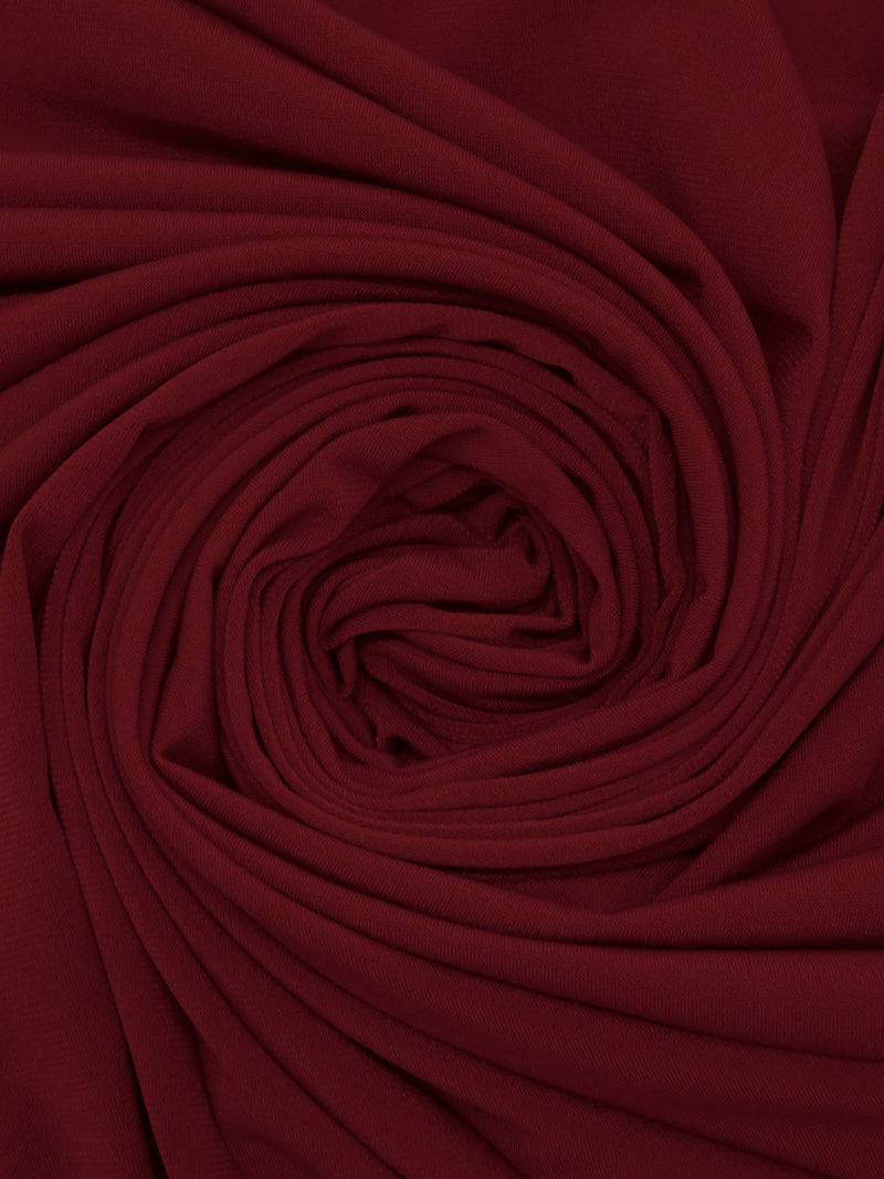 Dusty Rosewood Red Polyester/Lycra ITY Knit - NY Designer - 58W