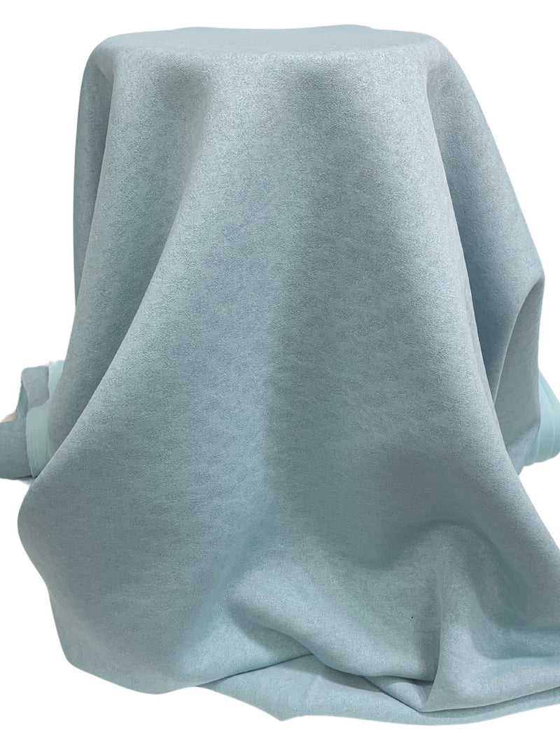 Powder Blue 100% Polyester Novelty Spacer Knit 58W