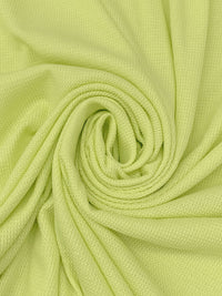 Bright Celery Green 100% Cotton Thermal Knit 36W