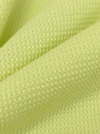 Bright Celery Green 100% Cotton Thermal Knit 36W