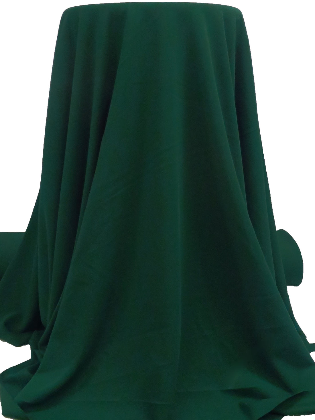 Dark Brunswick Green Polyester/Lycra Crepe Techno Knit - NY Designer - 58W