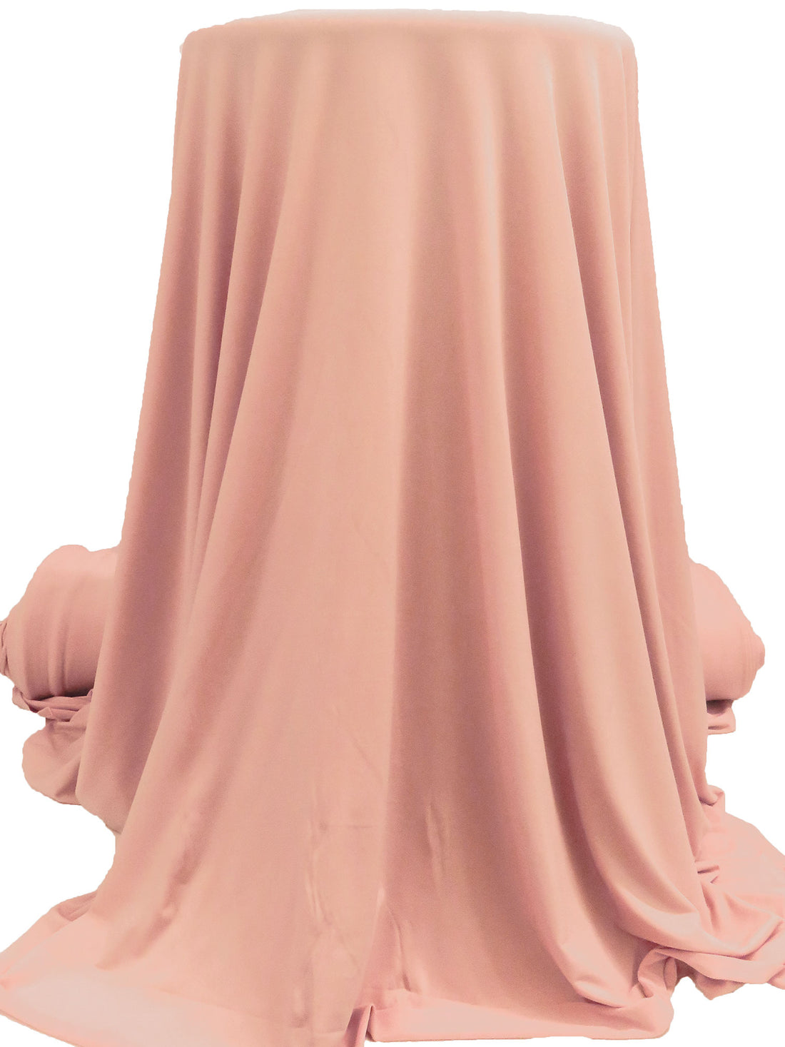 Pink Apricot Polyester/Lycra ITY Knit - NY Designer - 56W