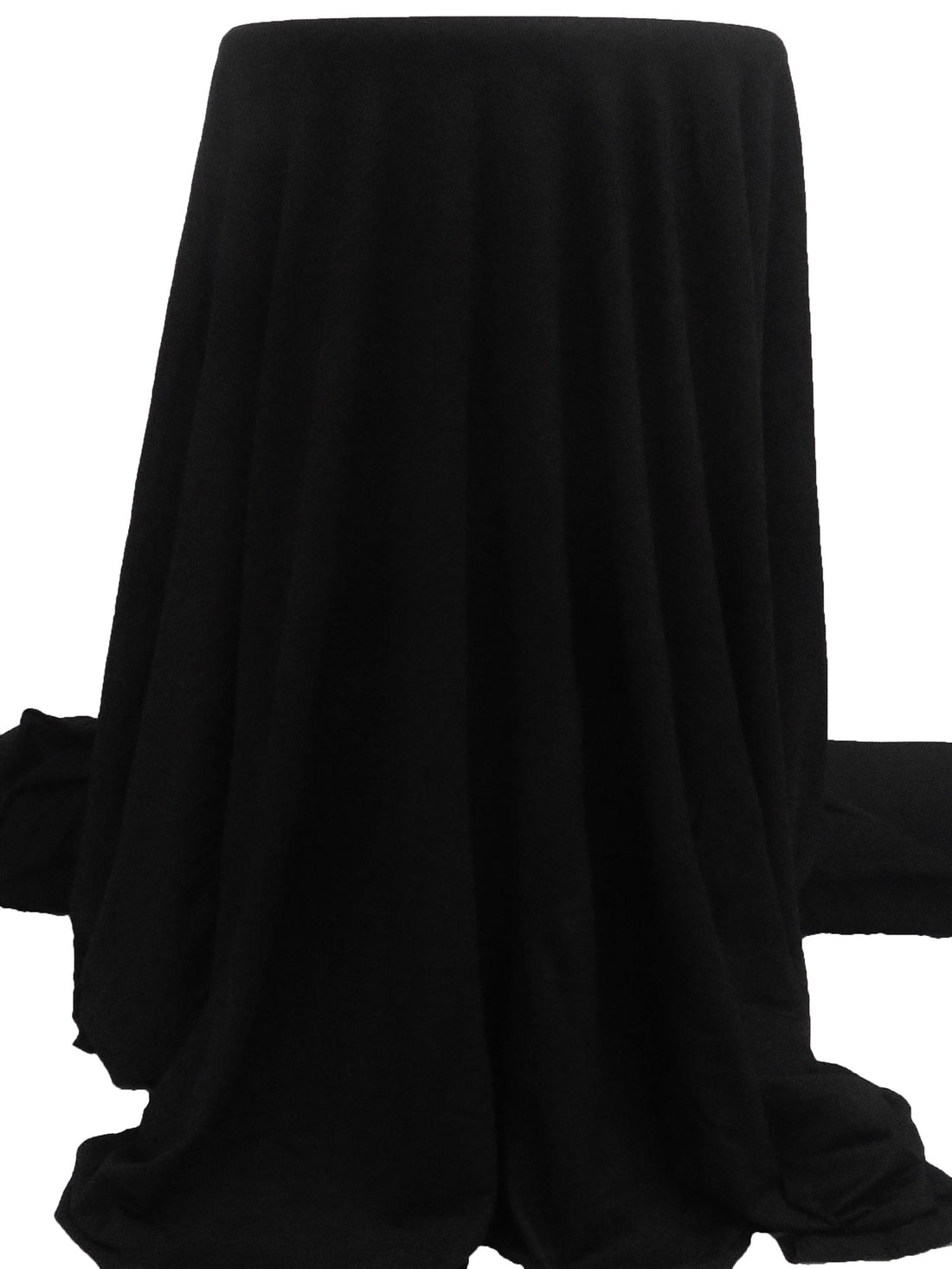 Black Rayon/Wool/Lycra Jersey Knit - NY Designer - 60W