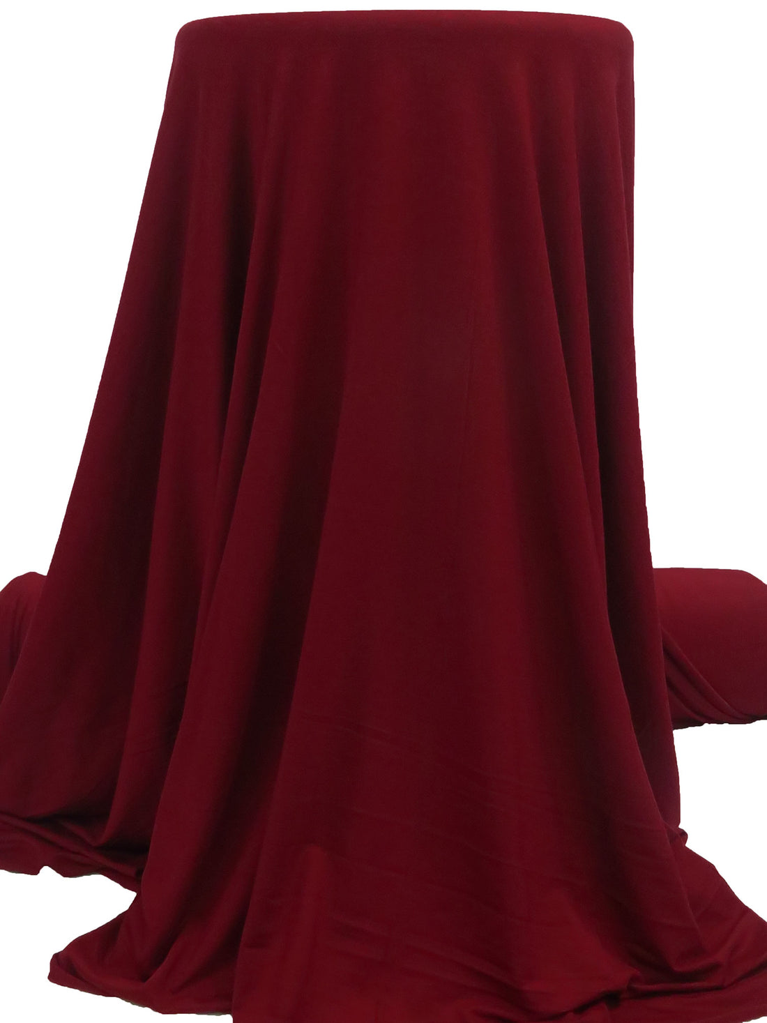 Dark Maroon Rayon/Lycra Jersey Knit - NY Designer - 58W