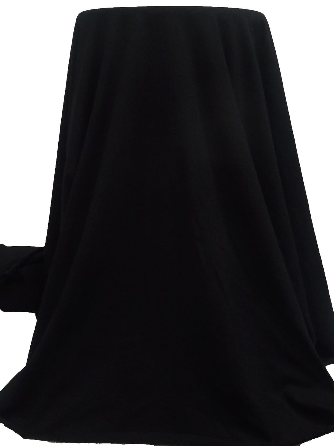 Pitch Black Cotton/Lycra Jersey Knit - NY Designer - 58W