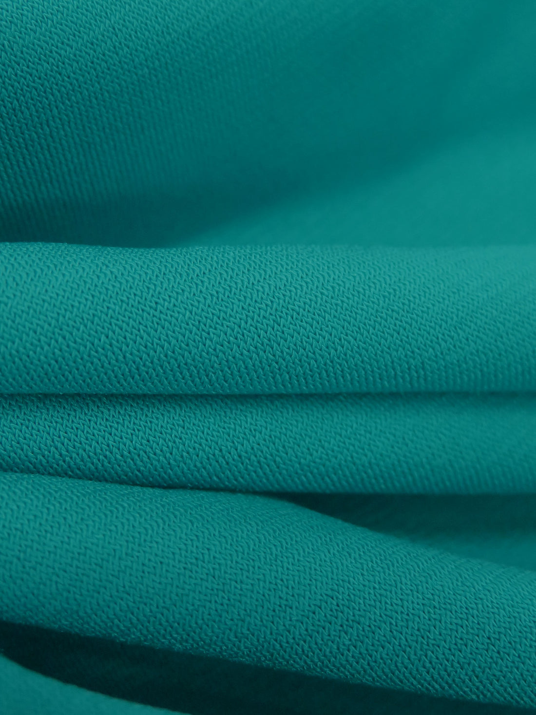 Teal Polyester/Lycra ITY Knit - NY Designer - 58W