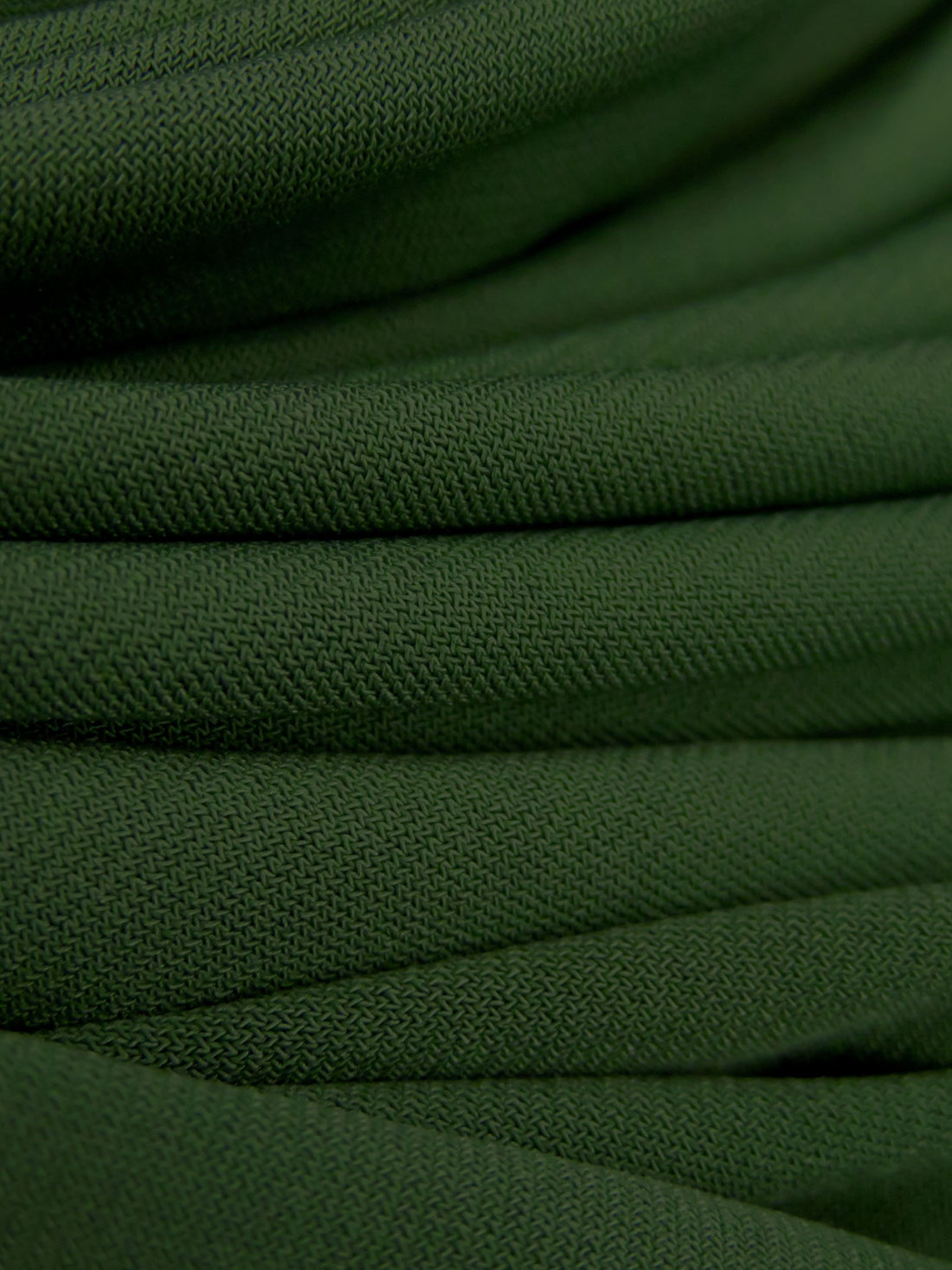 Dark Fern Green Polyester/Lycra ITY Knit - NY Designer - 58W