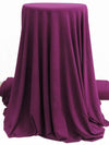 French Plum Polyester/Lycra ITY Knit - Famous Dress Designer - 54W