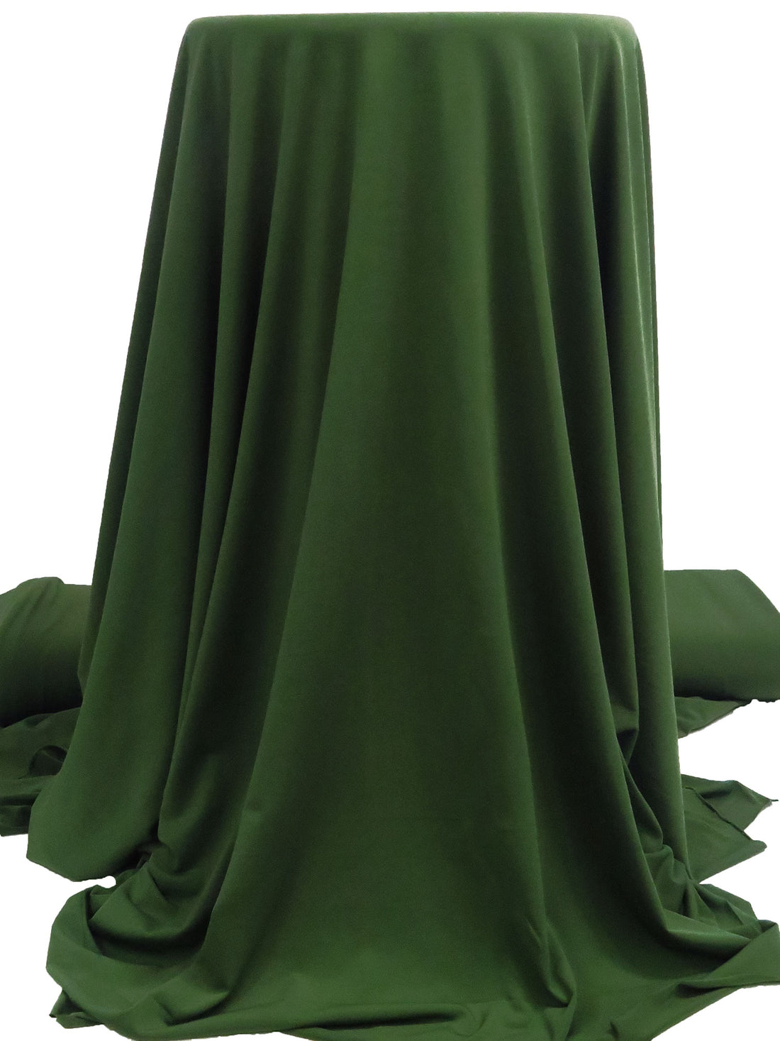 Dark Fern Green Polyester/Lycra ITY Knit - NY Designer - 58W
