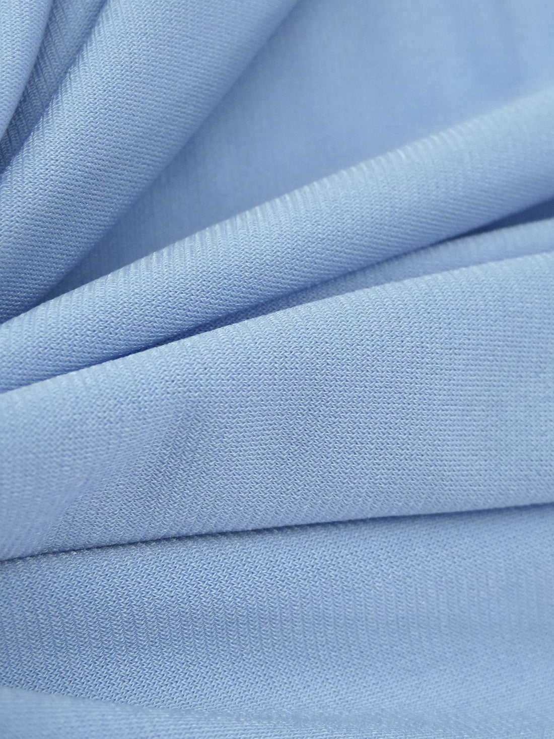 Iceberg Blue Polyester/Lycra ITY Knit - NY Designer - 57W