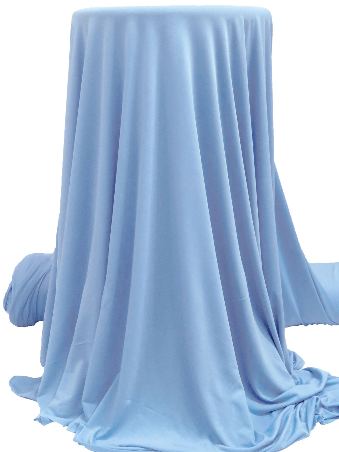 Iceberg Blue Polyester/Lycra ITY Knit - NY Designer - 57W