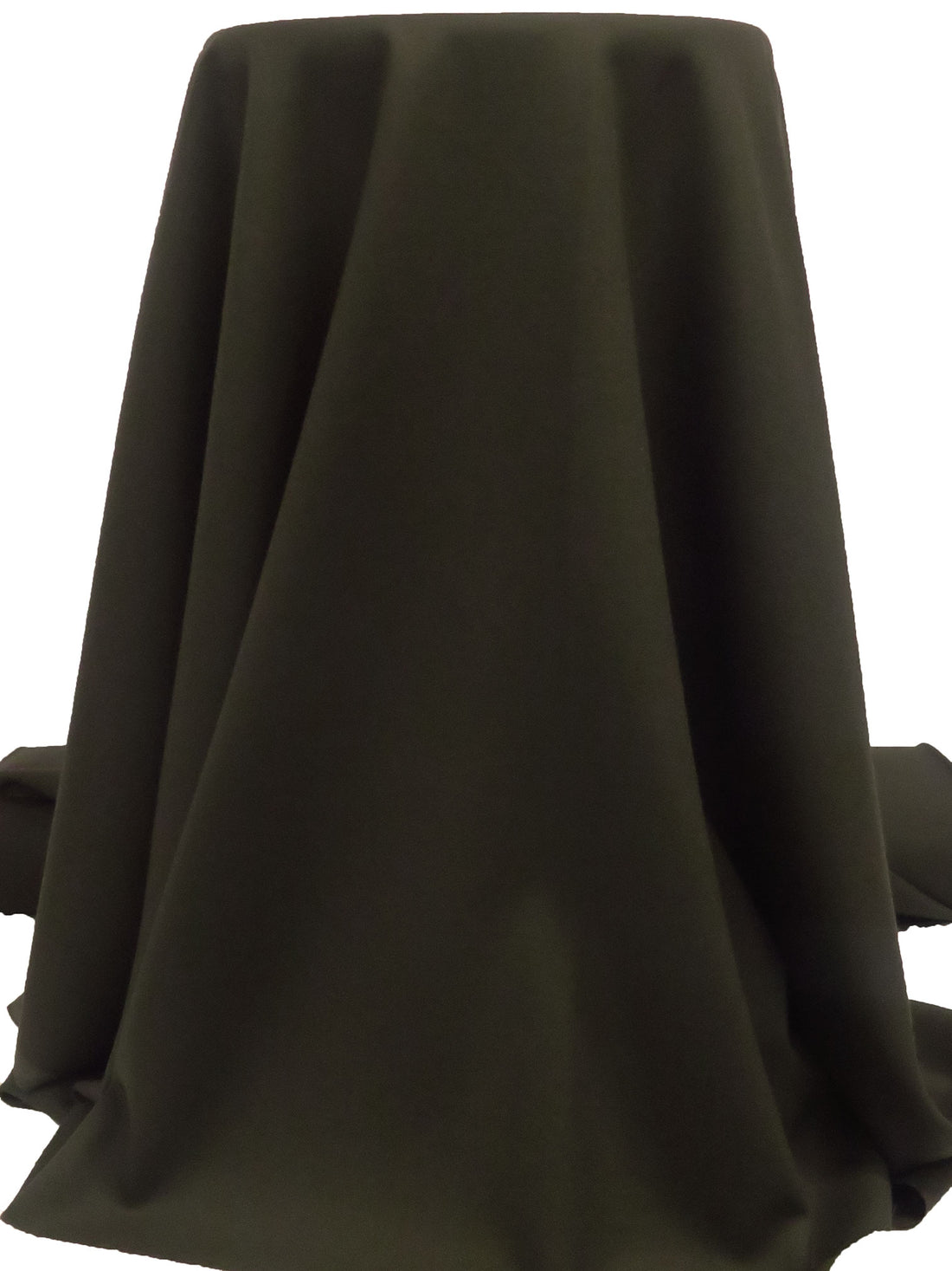 Dark Pullman Green 100% Worsted Wool Tricotine Suiting 58W