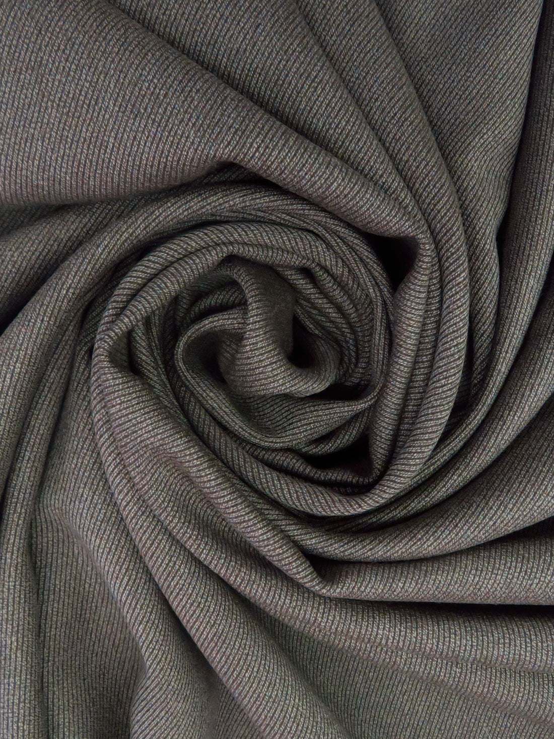 Pebble Gray/Dark Bistre 100% Worsted Wool Heathered Twill Suiting 60W