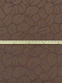 Penny Brown/Dark Royal Purple/Cinnamon/Multi Polyester/Cotton Novelty Coffee Bean Design Tapestry Upholstery Fabric 54W