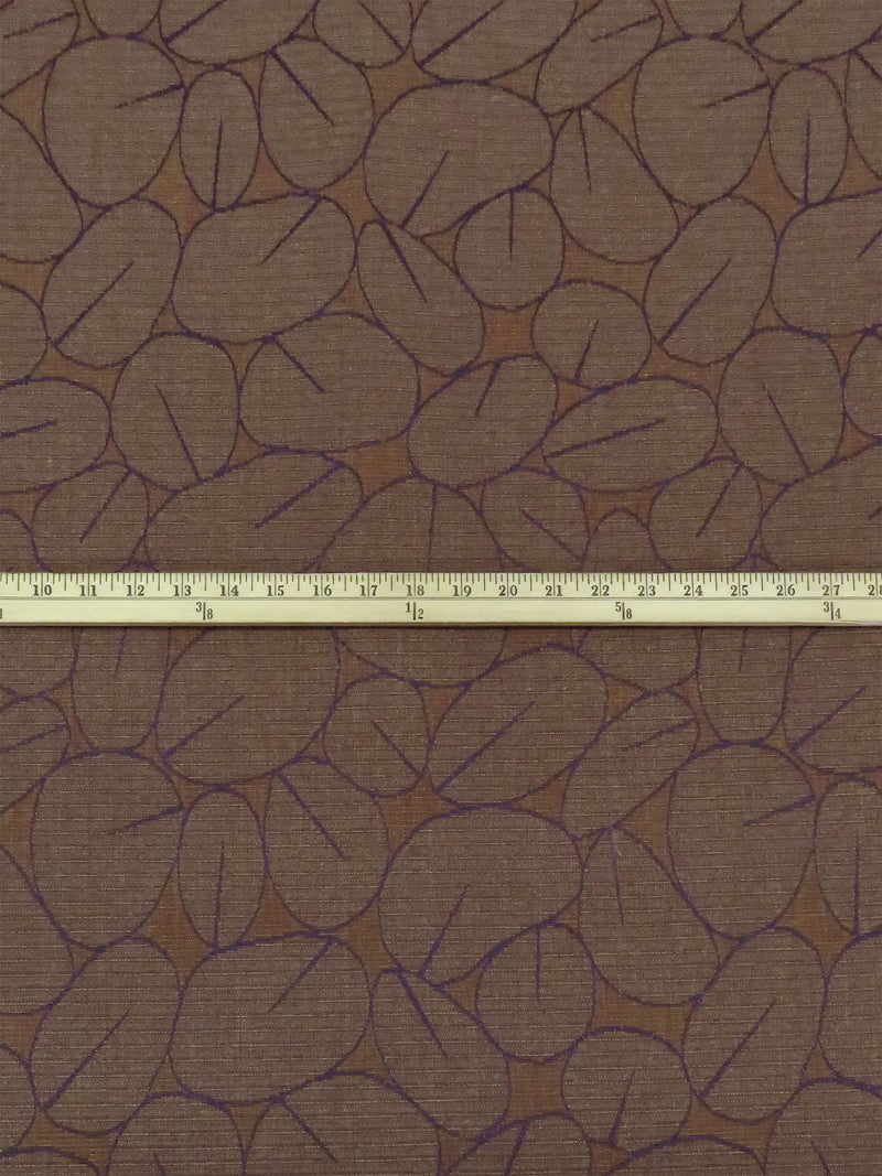 Penny Brown/Dark Royal Purple/Cinnamon/Multi Polyester/Cotton Novelty Coffee Bean Design Tapestry Upholstery Fabric 54W