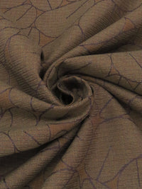 Penny Brown/Dark Royal Purple/Cinnamon/Multi Polyester/Cotton Novelty Coffee Bean Design Tapestry Upholstery Fabric 54W