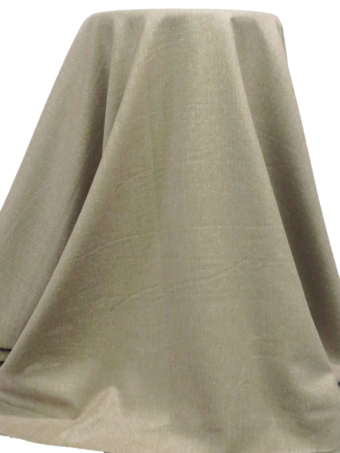 Umber/Wheat/Dark Vanilla 100% Worsted Wool Small Herringbone Suiting 60W