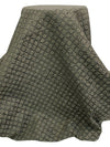 Dark Vista Gray/Light Taupe/Black 100% Polyester Diamond Weave Design Chenille Tapestry Upholstery Fabric 56W