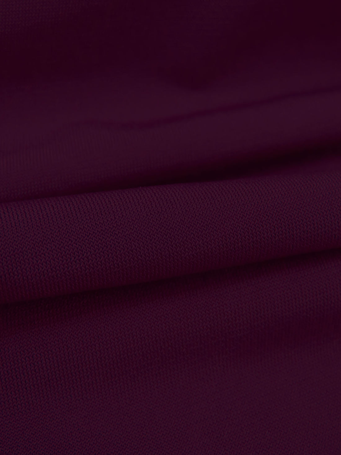 Dark Tyrian Purple Polyester/Lycra ITY Knit - NY Designer - 58W