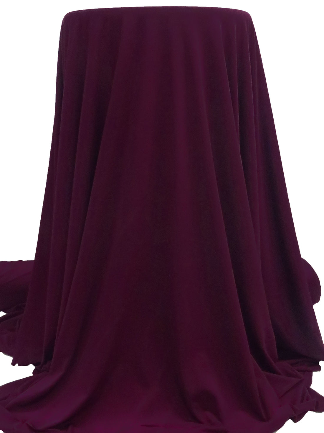 Dark Tyrian Purple Polyester/Lycra ITY Knit - NY Designer - 58W