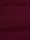 Very Dark Scarlet Polyester/Lycra ITY Knit - NY Designer - 58W