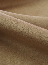 Camel Brown 100% Polyester Suede Suiting 54W
