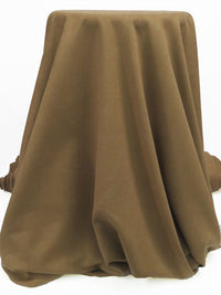 Camel Brown 100% Polyester Suede Suiting 54W