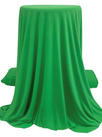 Vine Green Polyester/Lycra ITY Knit - Famous Dress Designer - 56W