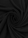 Black Linen/Cotton Laundered Linen Shirt Weight Woven - NY Designer - 52W
