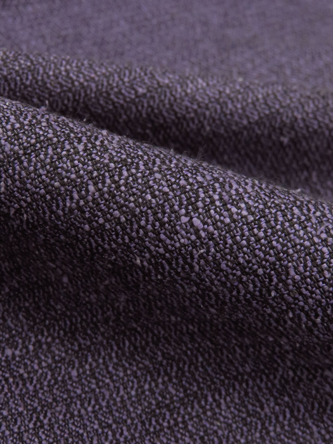 Deep Lilac/Black Cotton/Wool Twill Suiting 60W