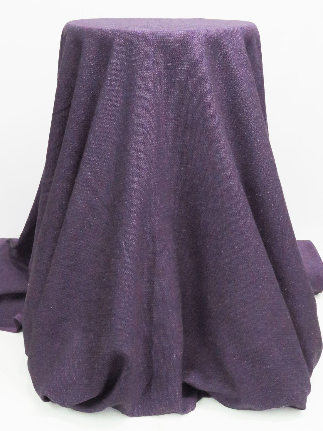 Deep Lilac/Black Cotton/Wool Twill Suiting 60W