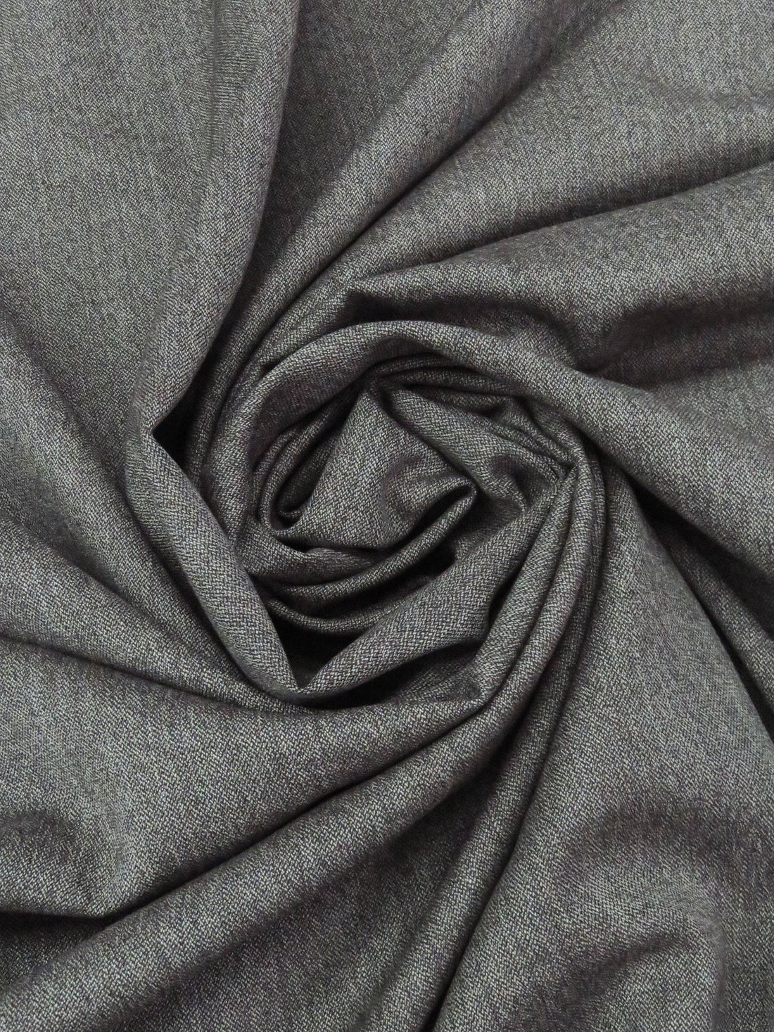 Shark Gray 100% Worsted Wool Heathered Suiting 60W
