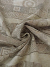 Khaki/Dark Vanilla/Chocolate/Multi 100% Polyester Abstract Design Chenille Tapestry Upholstery Fabric 56W