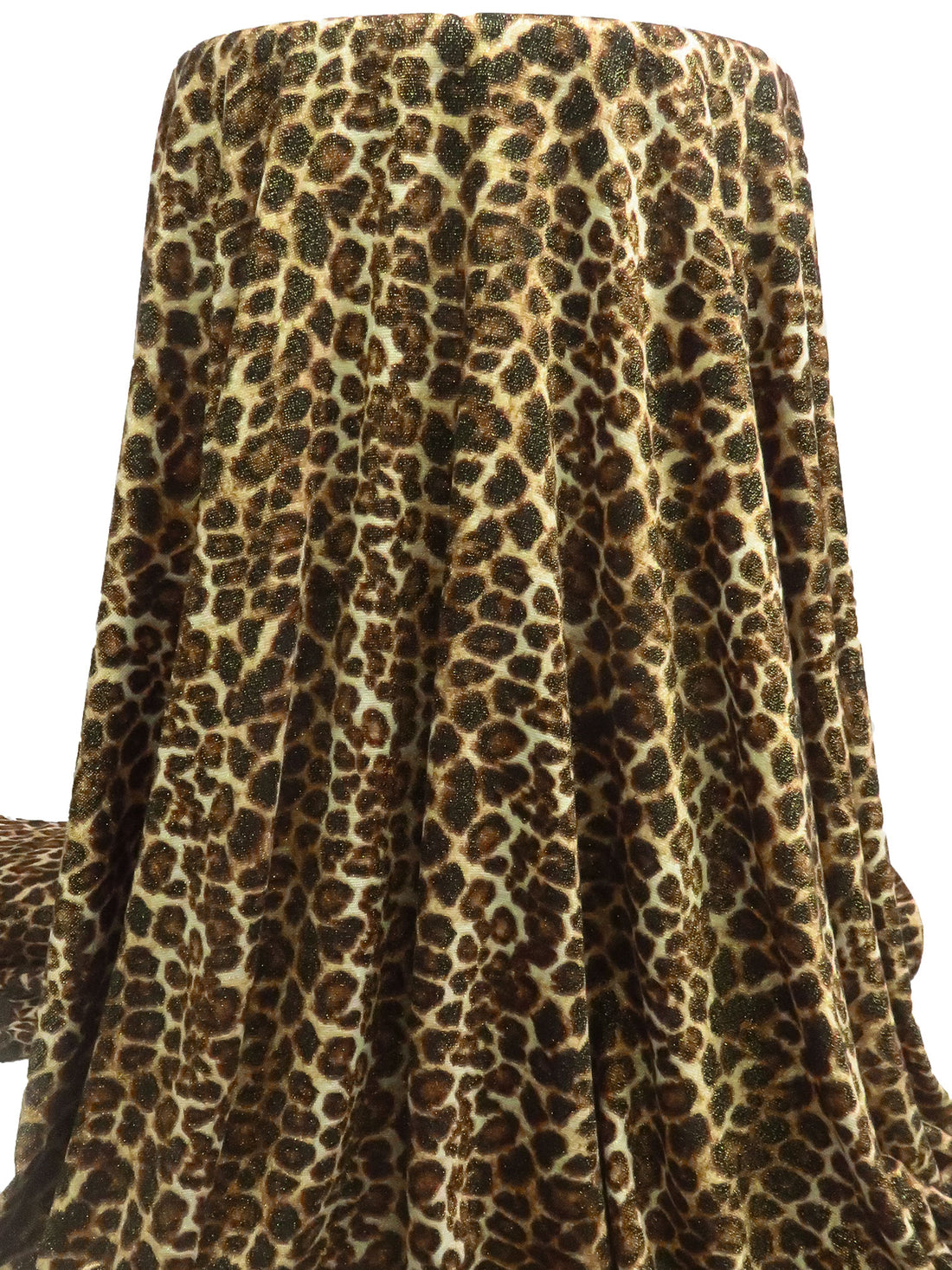 Black/Chocolate/Gold/Multi Polyester/Lycra/Metallic Animal Print Light-Weight Sweater Knit 61W