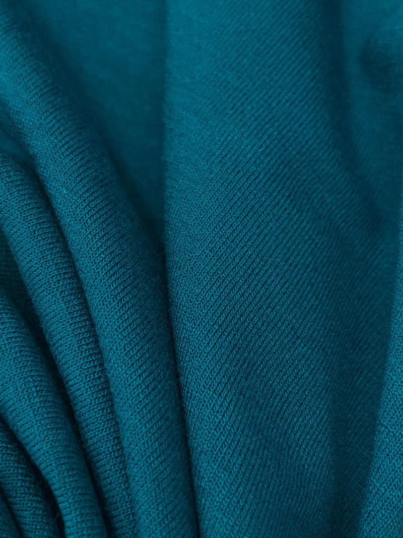 Teal Blue Rayon/Lycra Jersey Knit 56W